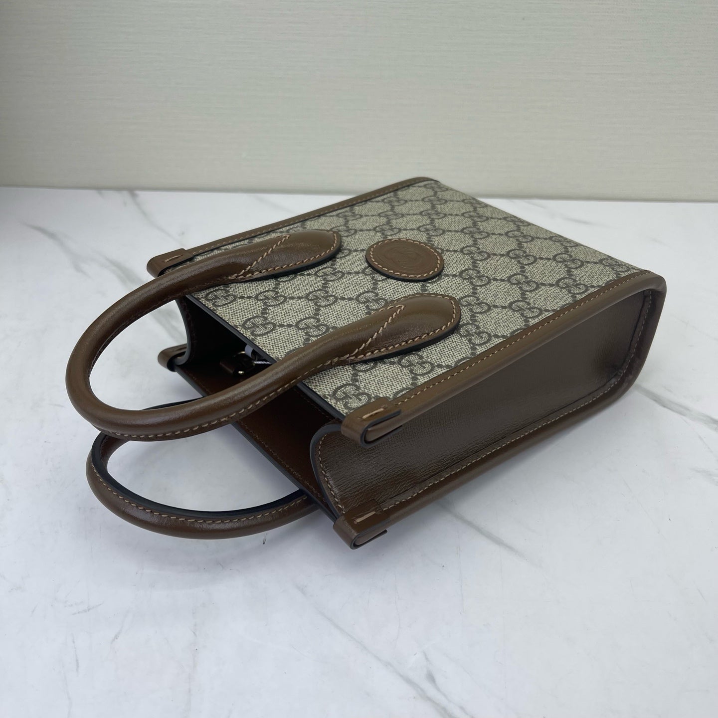 Gucci - 1955 Ophidia Mini Tote - Cloth - Brown - (mini)
