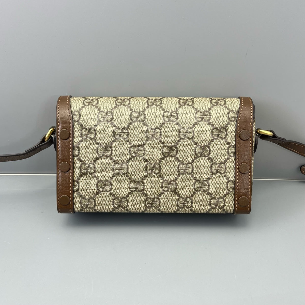 Gucci - 1955 Phone Bag - Synthetic - Brown - (mini)