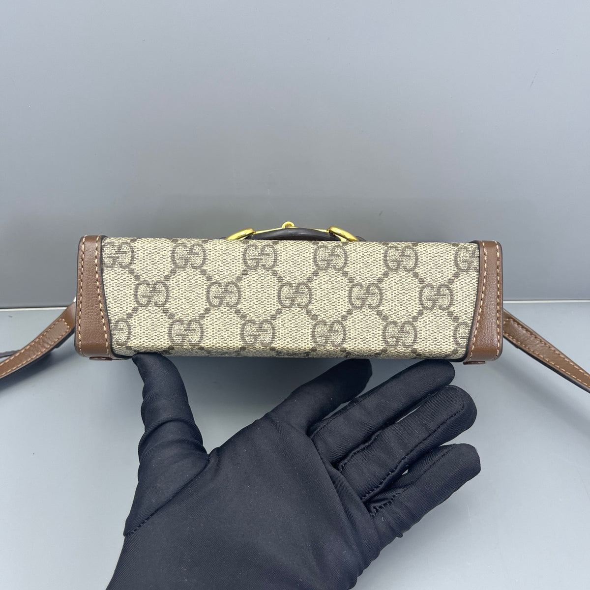 Gucci - 1955 Phone Bag - Synthetic - Brown - (mini)
