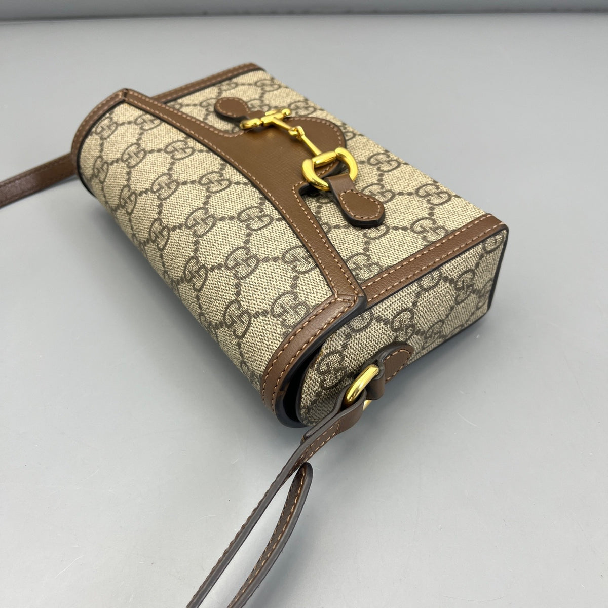 Gucci - 1955 Phone Bag - Synthetic - Brown - (mini)