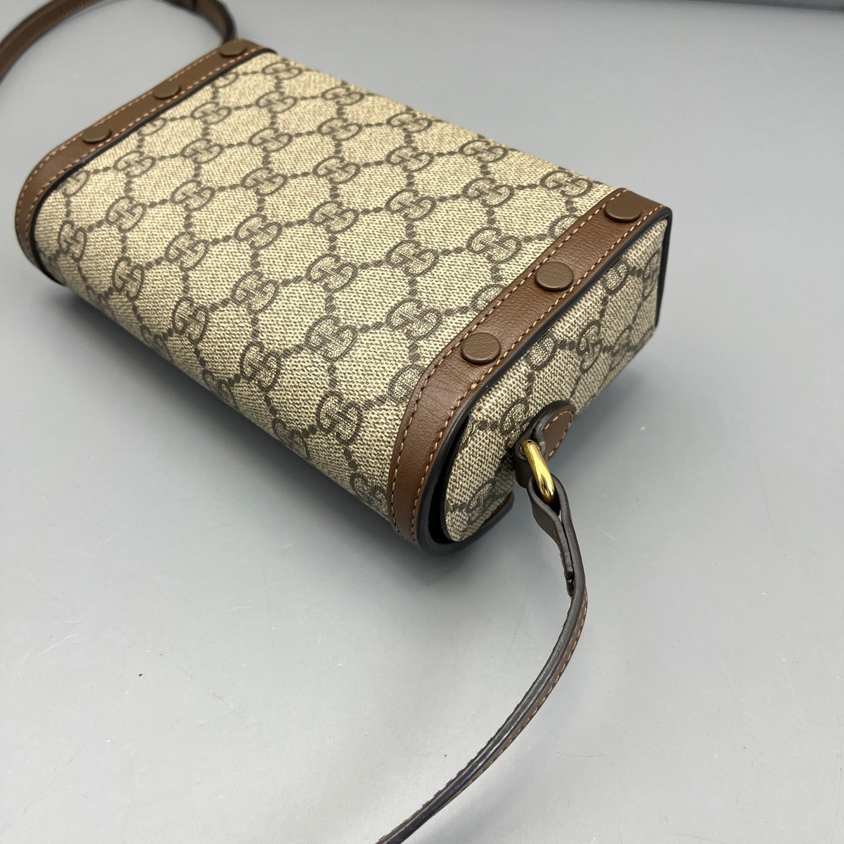 Gucci - 1955 Phone Bag - Synthetic - Brown - (mini)