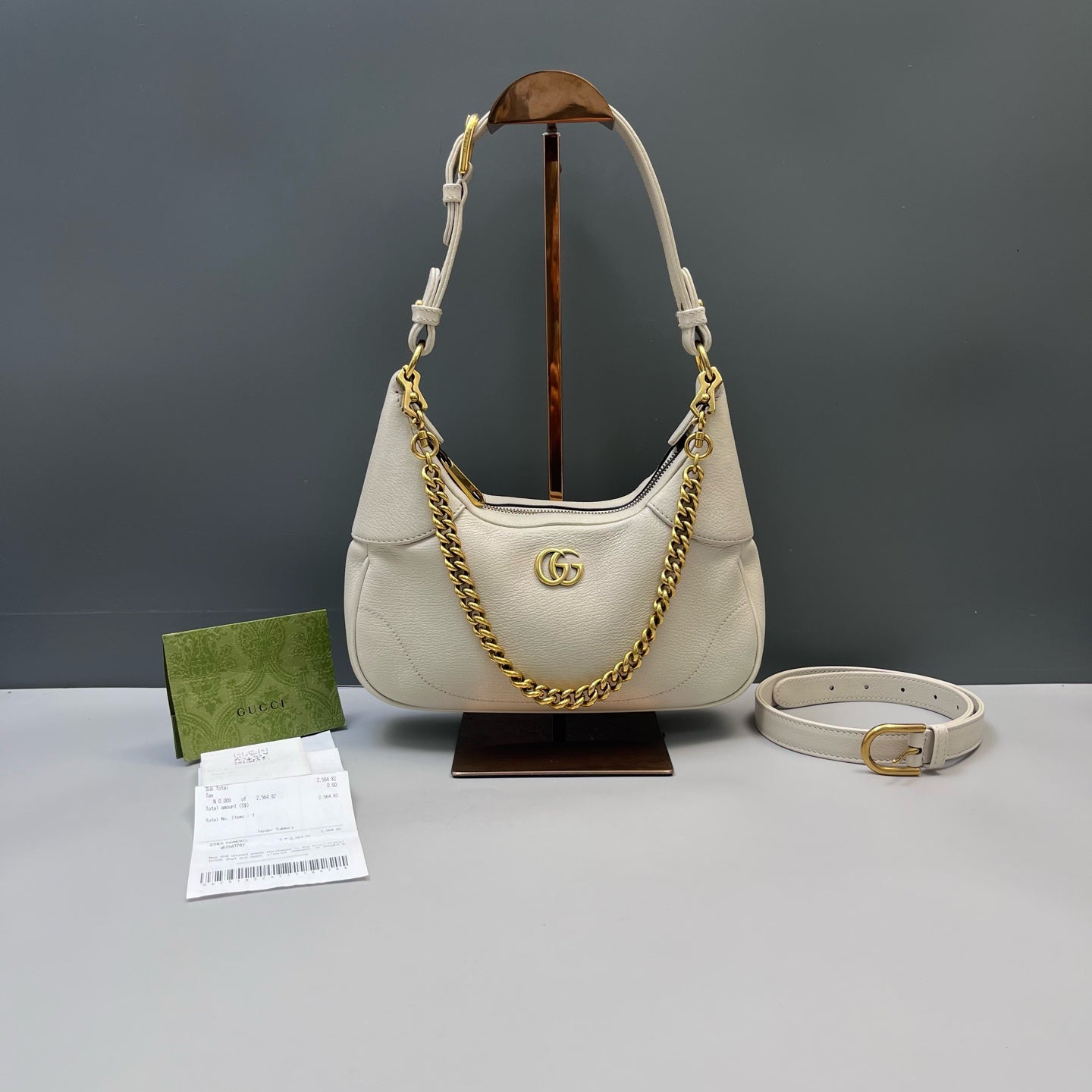 Gucci - Aphrodite - Leather - Beige - (small)