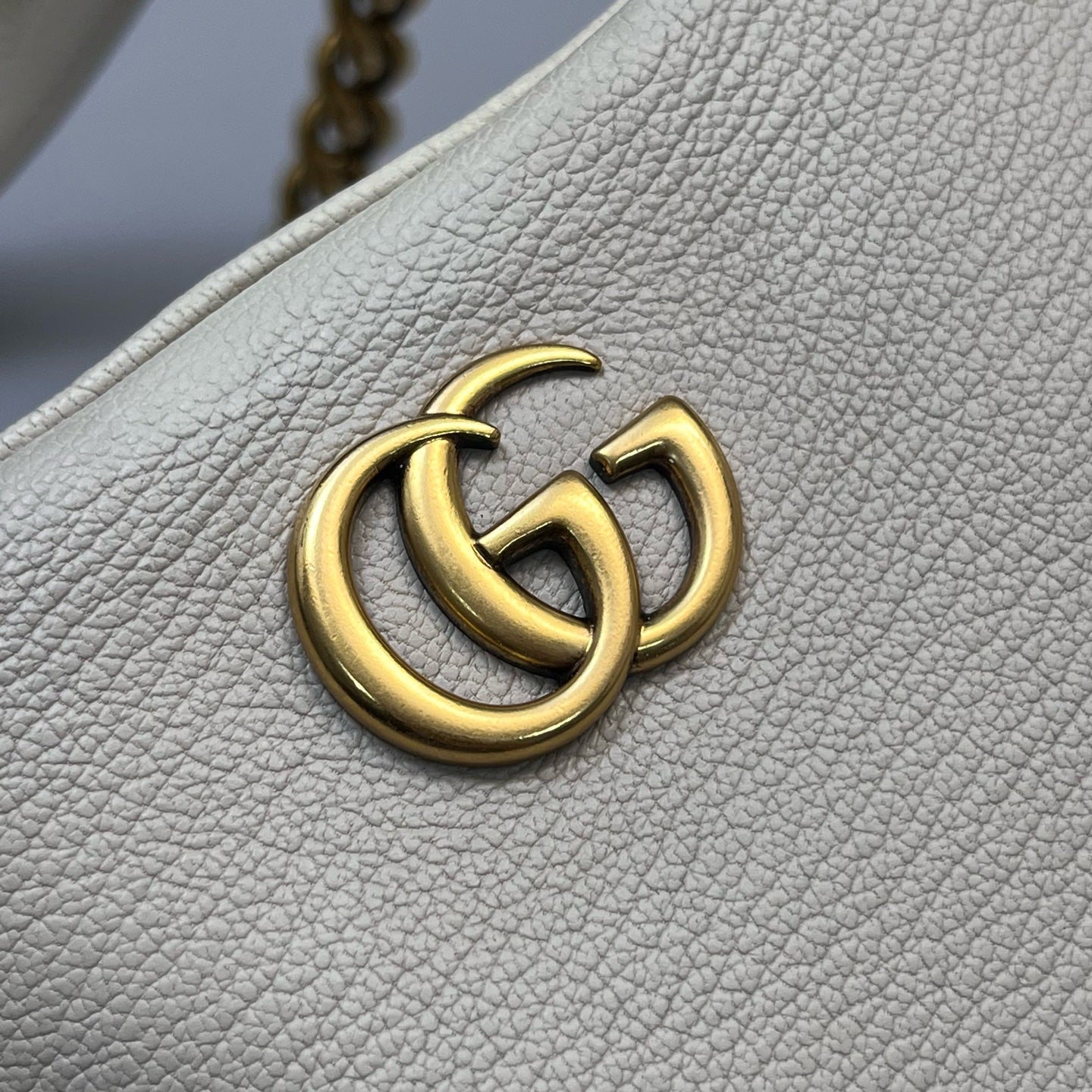 Gucci - Aphrodite - Leather - Beige - (small)