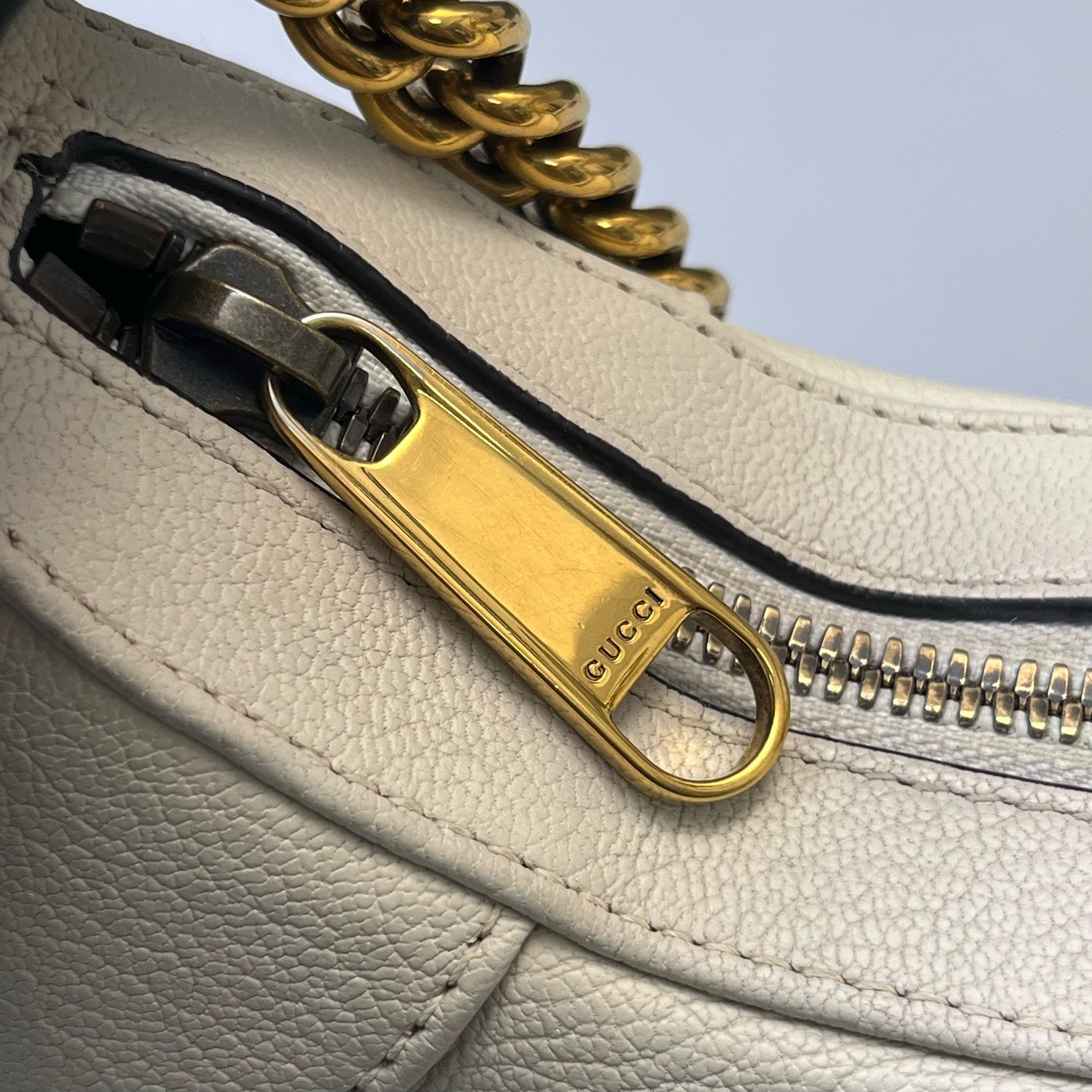 Gucci - Aphrodite - Leather - Beige - (small)