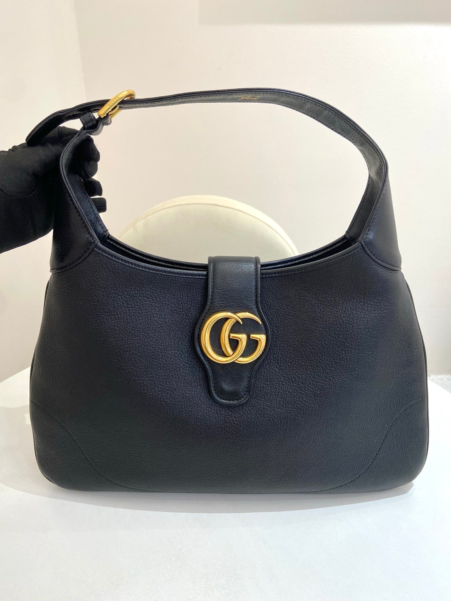 Gucci - Aphrodite - Leather - Black - (medium)