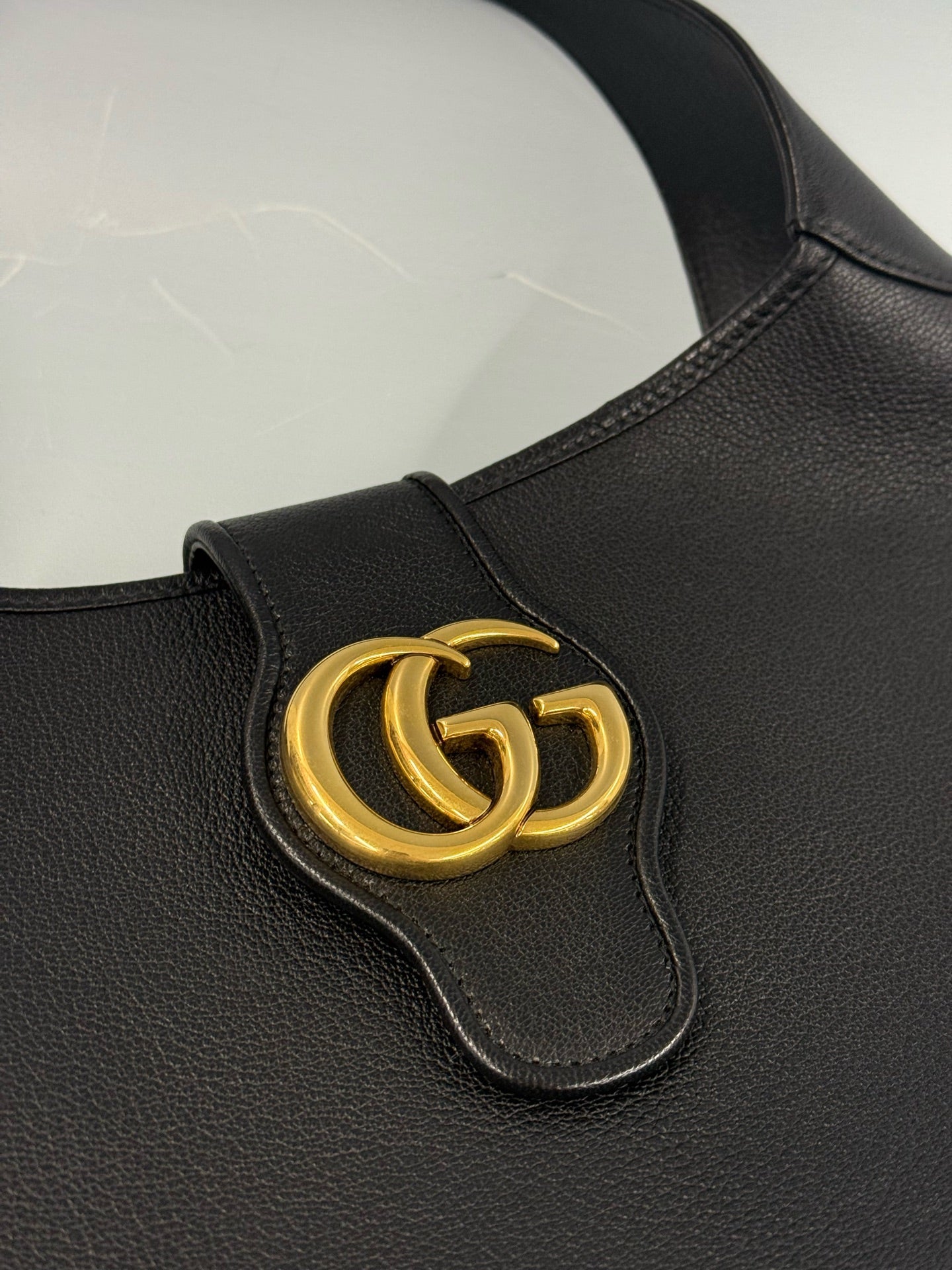 Gucci - Aphrodite - Leather - Black - (Medium)