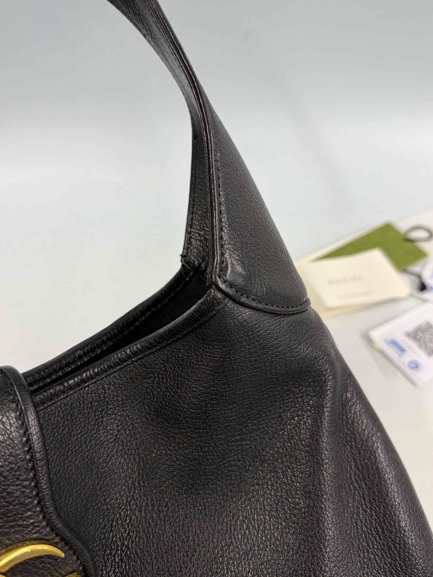 Gucci - Aphrodite - Leather - Black - (medium)