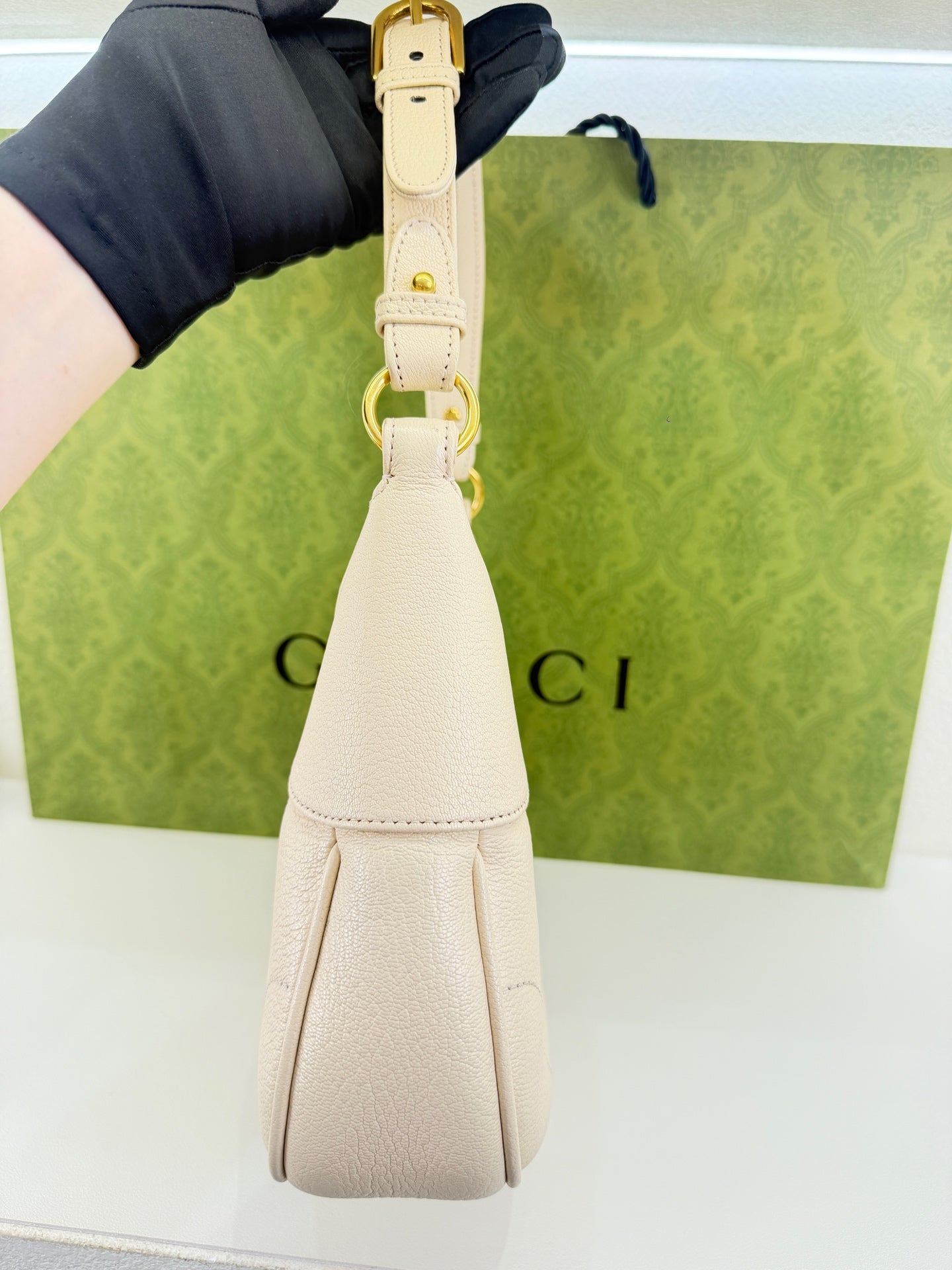 Gucci - Aphrodite - Leather - White - (small)
