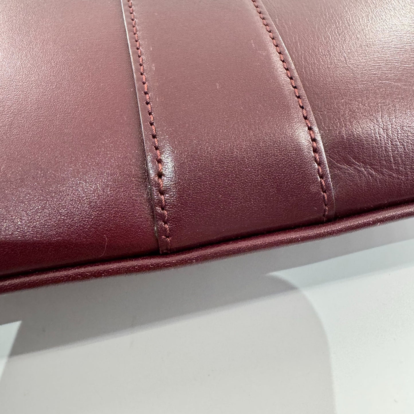 Gucci - Arli Shoulder Bag - Smooth calf leather - Burgundy - (small)