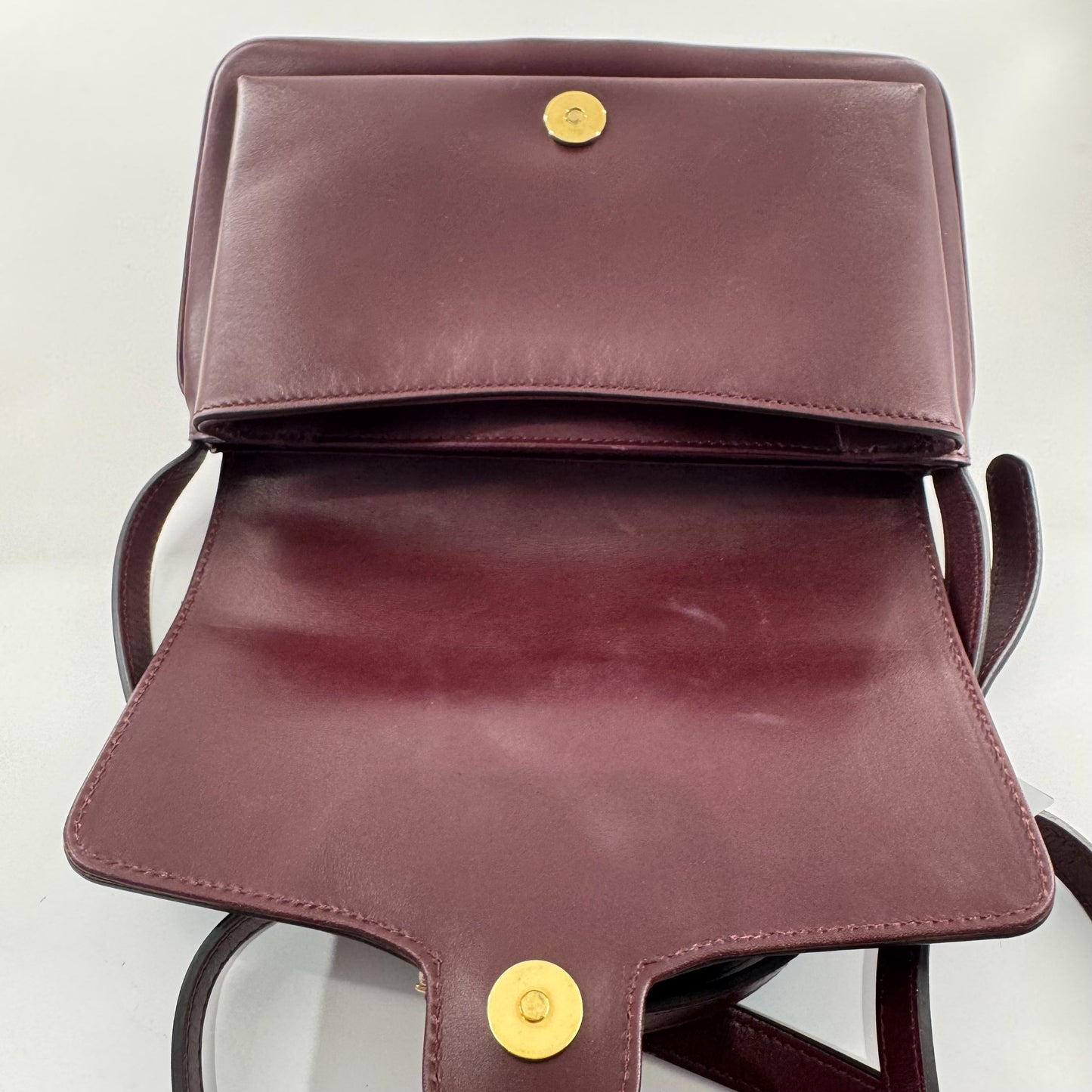 Gucci - Arli Shoulder Bag - Smooth calf leather - Burgundy - (small)