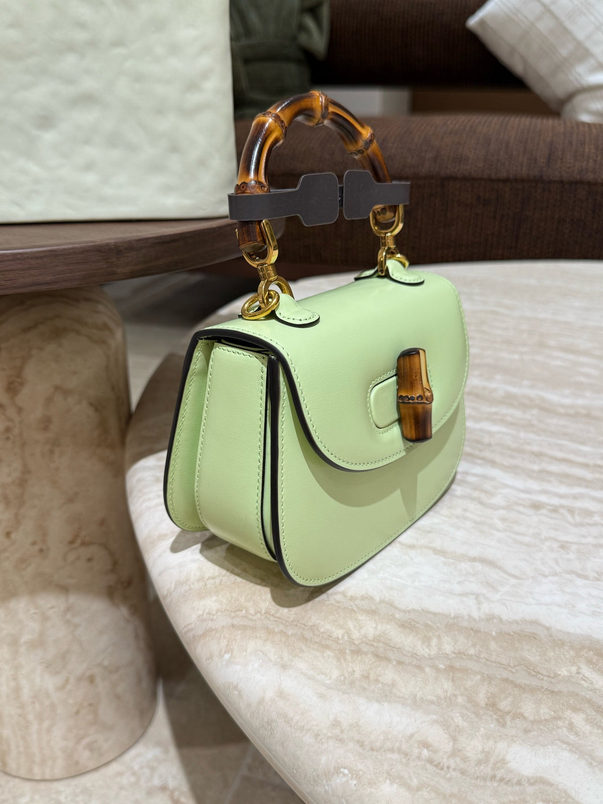 Gucci - Bamboo 1947 - Leather - Green