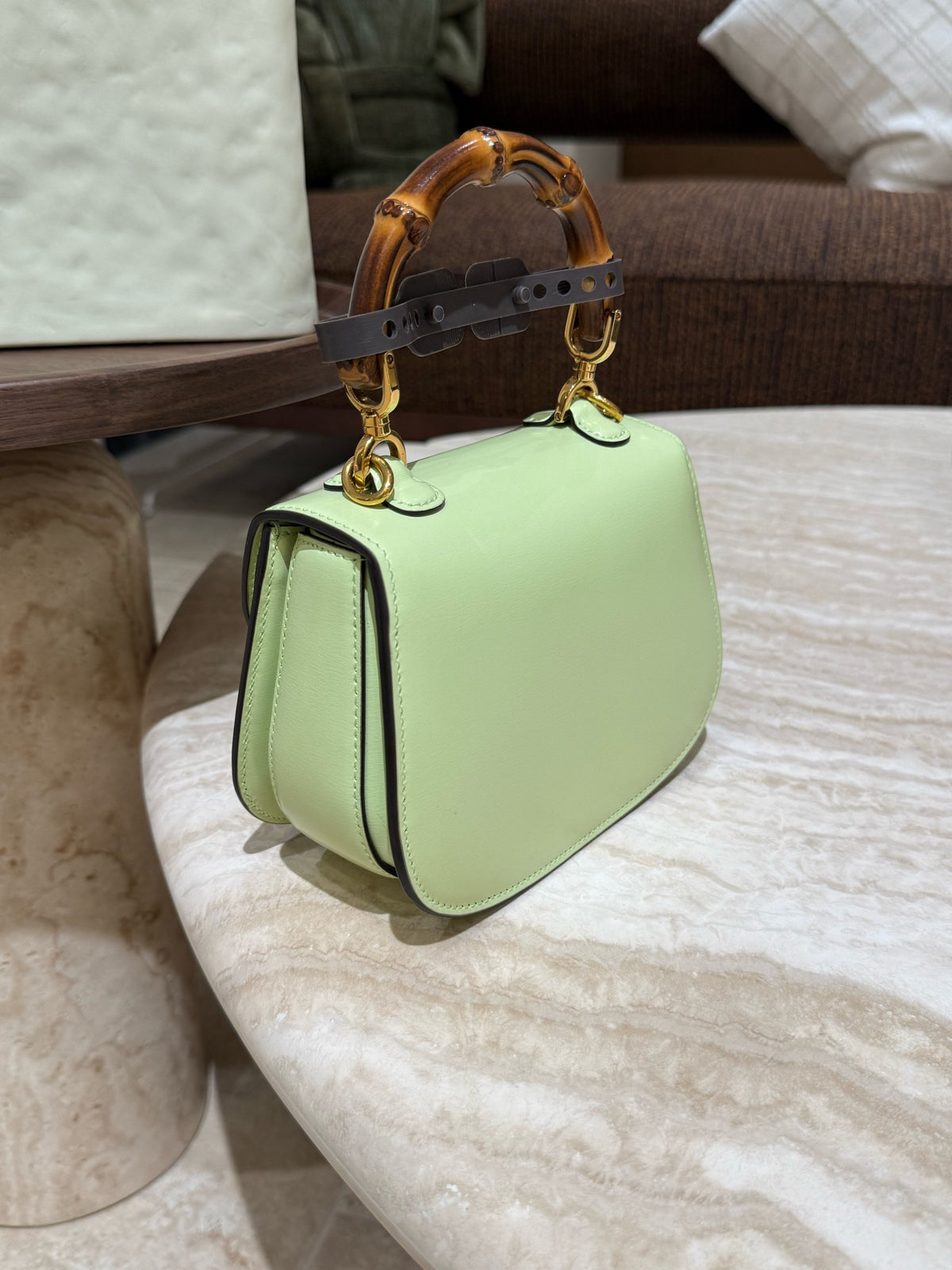 Gucci - Bamboo 1947 - Leather - Green