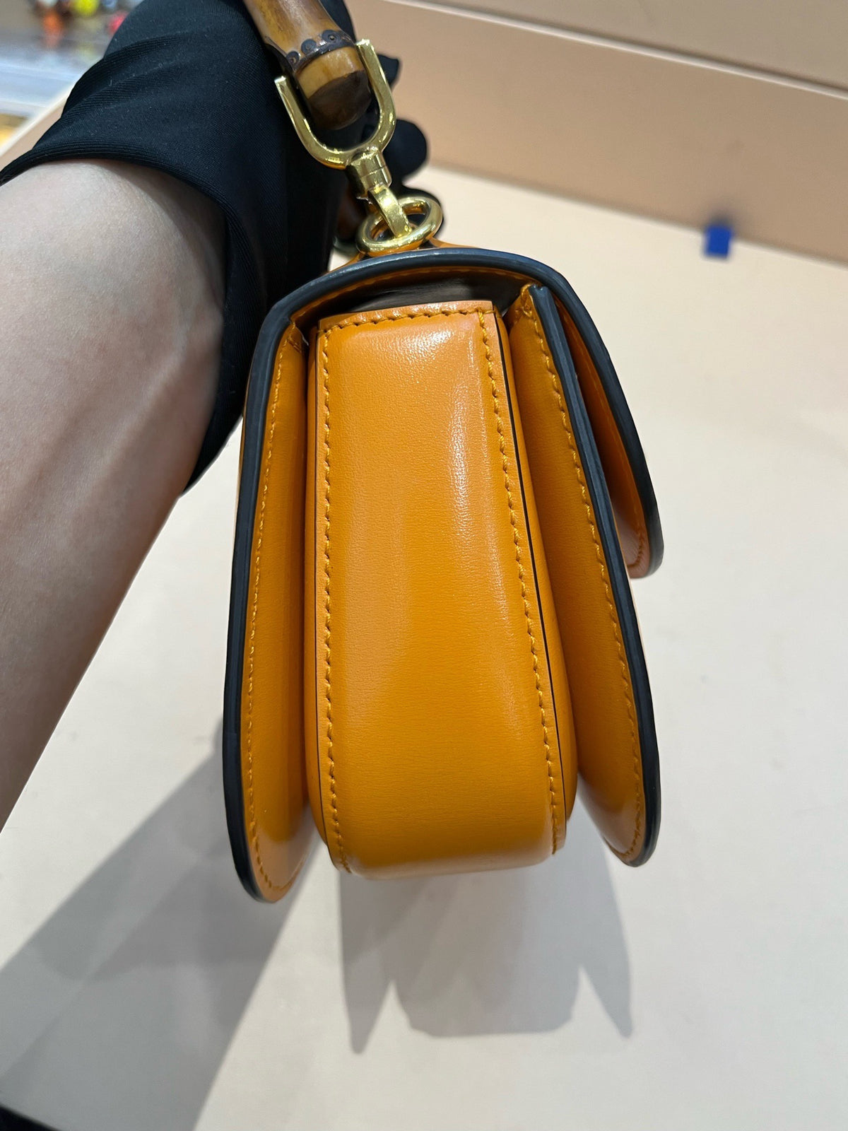 Gucci - Bamboo 1947 - Leather - Orange - (mini)