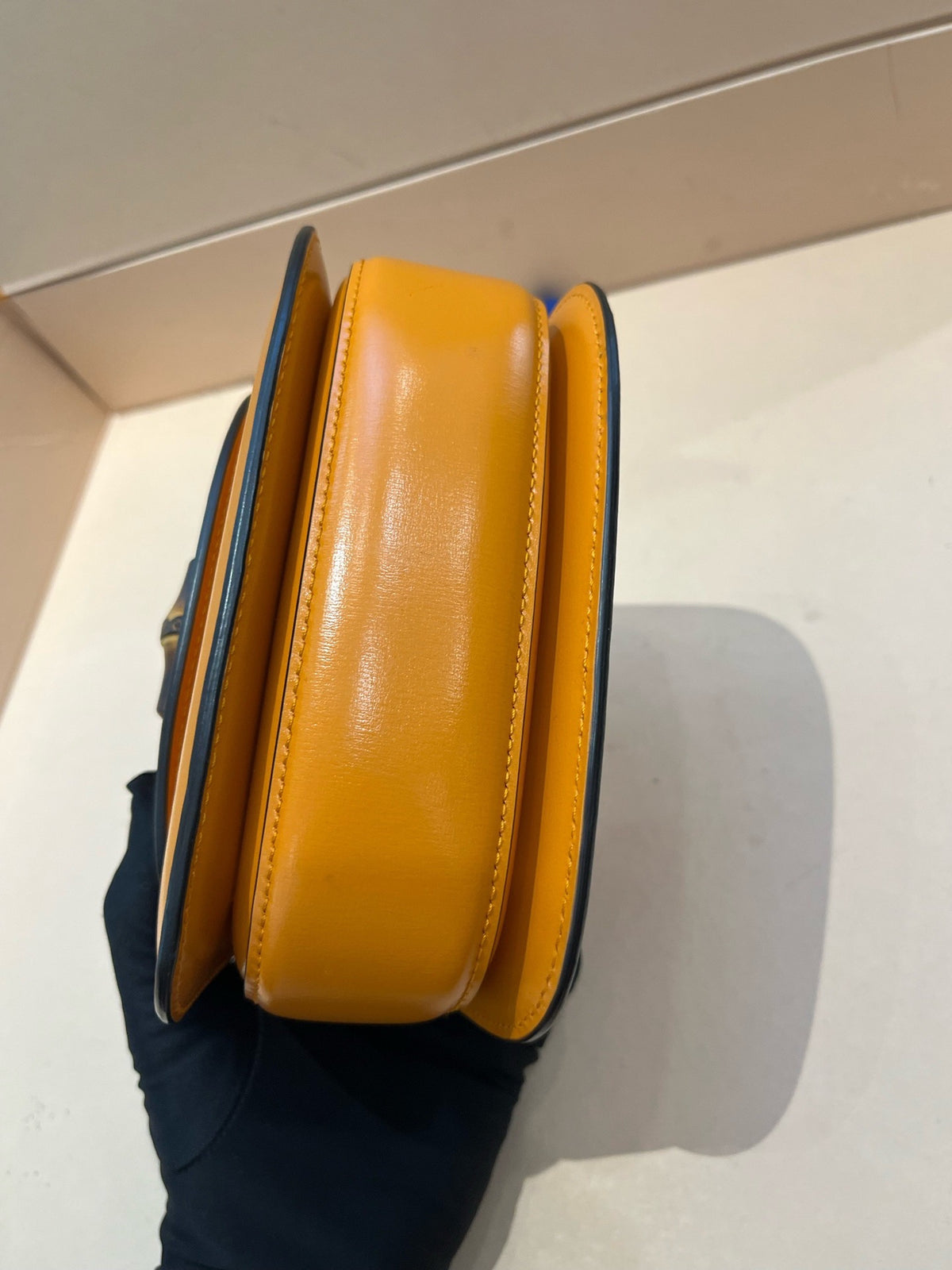 Gucci - Bamboo 1947 - Leather - Orange - (mini)