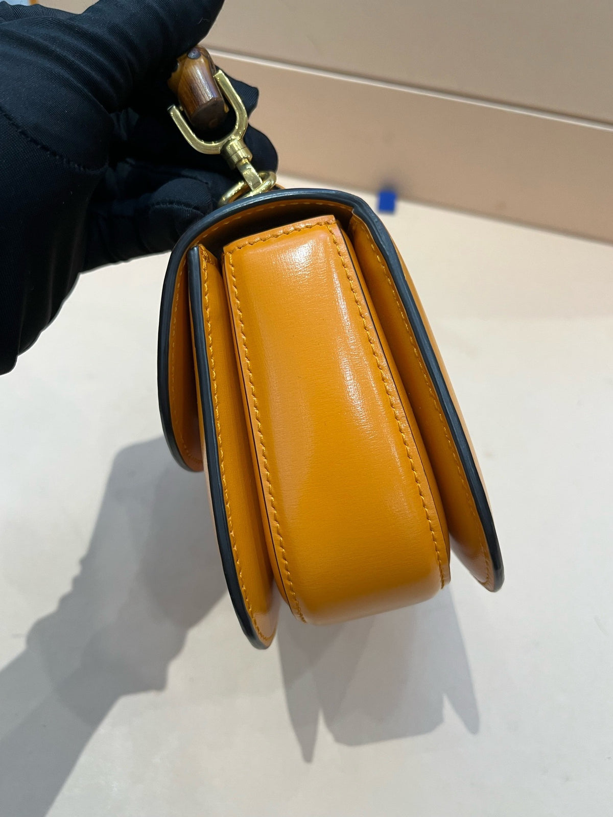 Gucci - Bamboo 1947 - Leather - Orange - (mini)