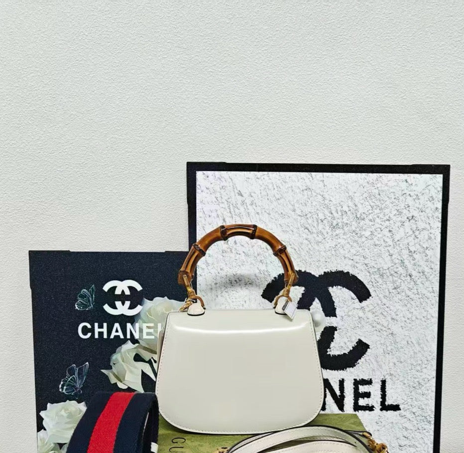 Gucci - Bamboo 1947 - Leather - White