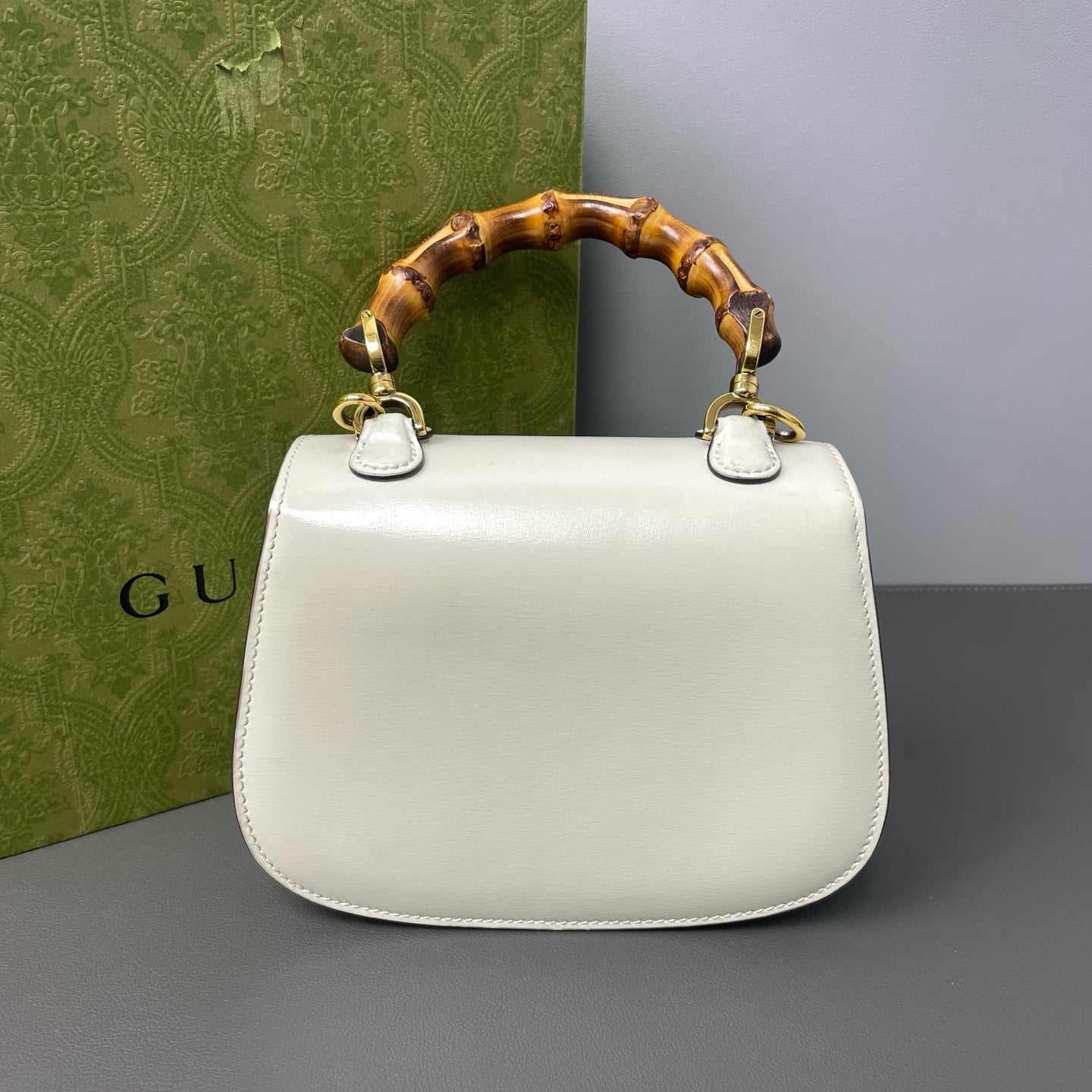 Gucci - Bamboo 1947 - Leather - White - (mini)