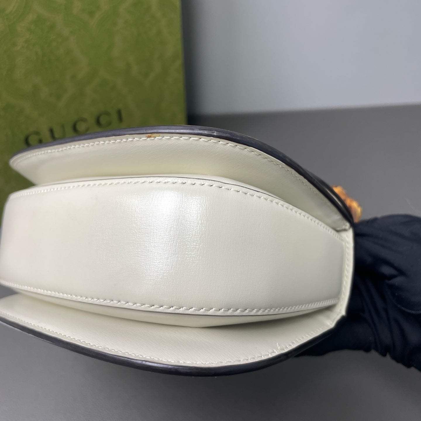 Gucci - Bamboo 1947 - Leather - White - (mini)