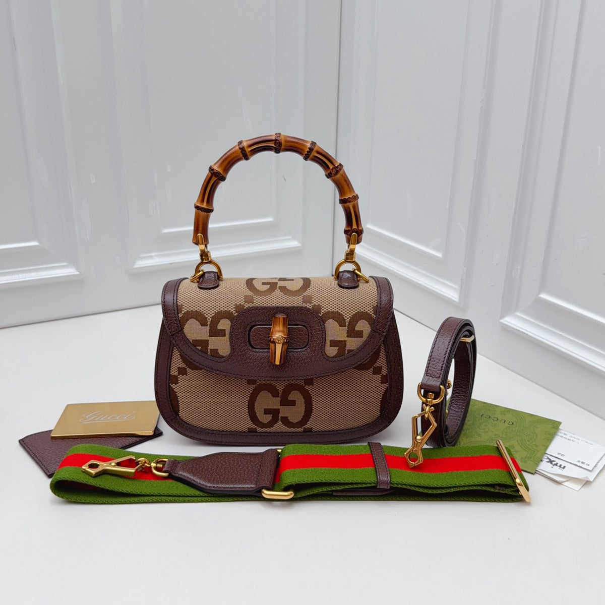 Gucci - Bamboo 1947 Mini - Cloth - Beige - (mini)
