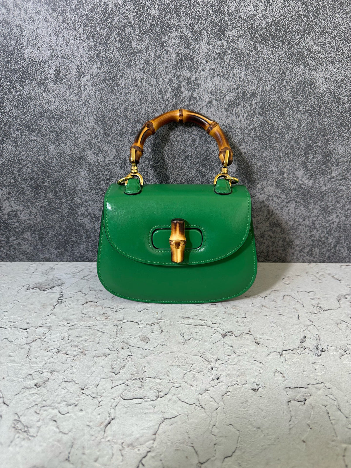 Gucci - Bamboo 1947 Mini - Leather - Green - (mini)