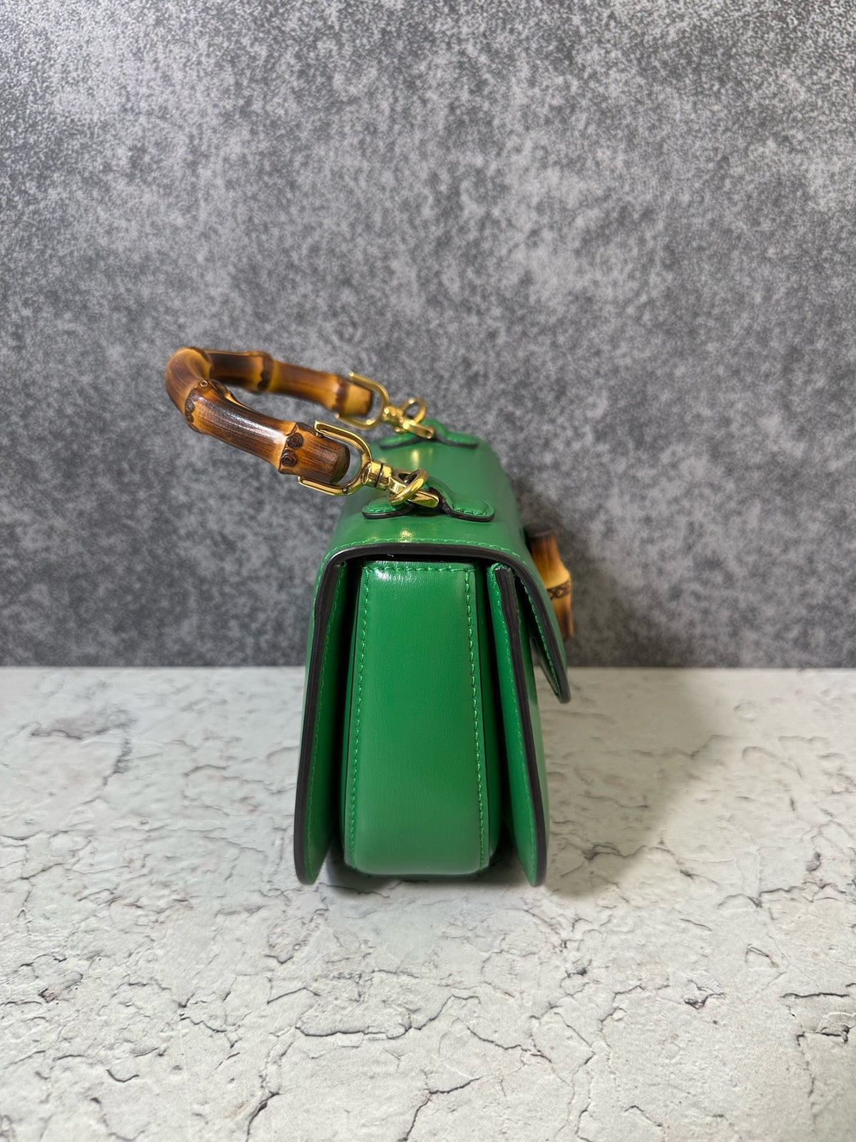 Gucci - Bamboo 1947 Mini - Leather - Green - (mini)