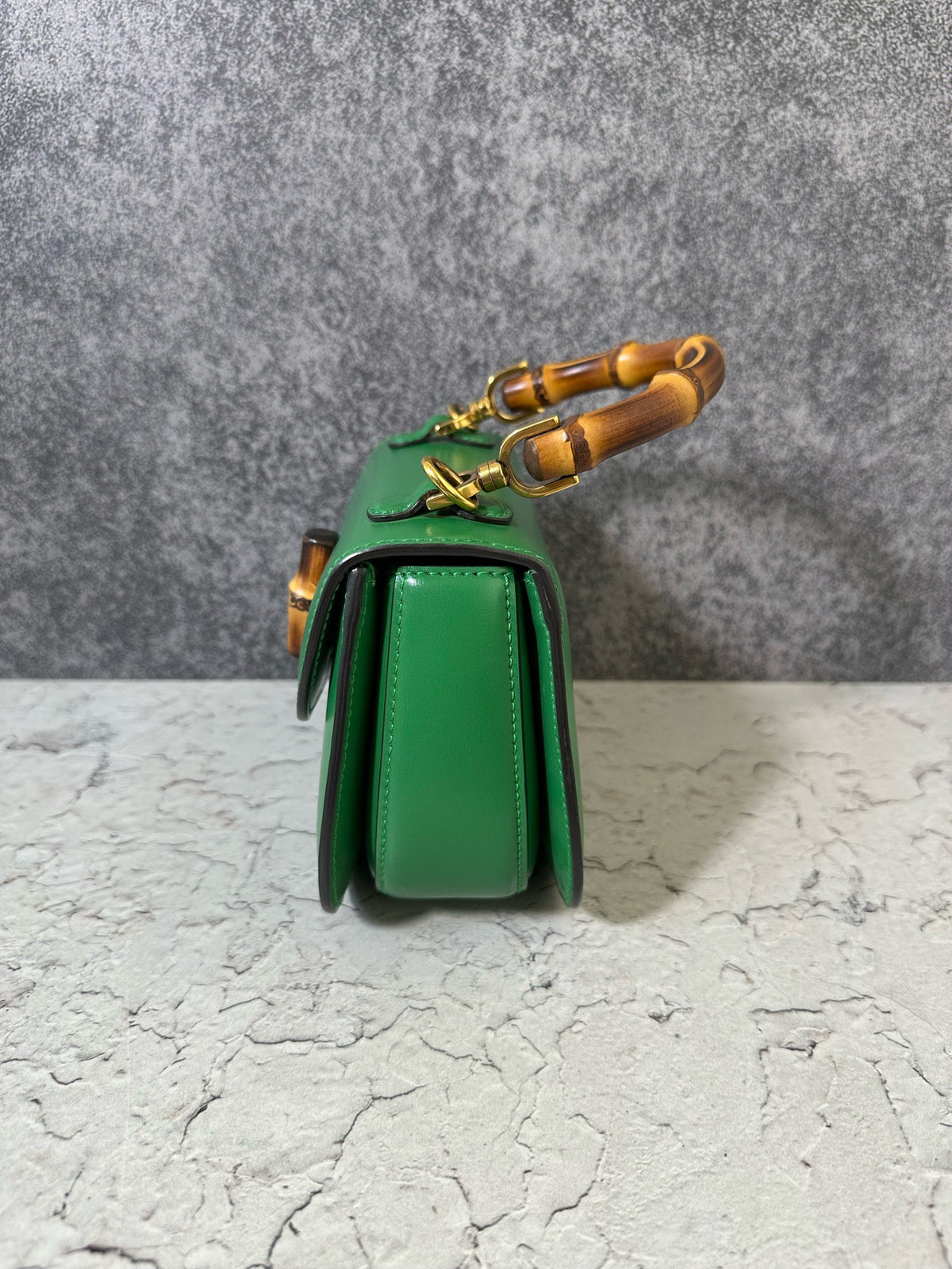 Gucci - Bamboo 1947 Mini - Leather - Green - (mini)