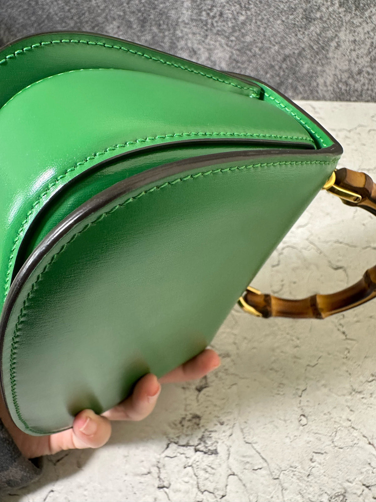 Gucci - Bamboo 1947 Mini - Leather - Green - (mini)