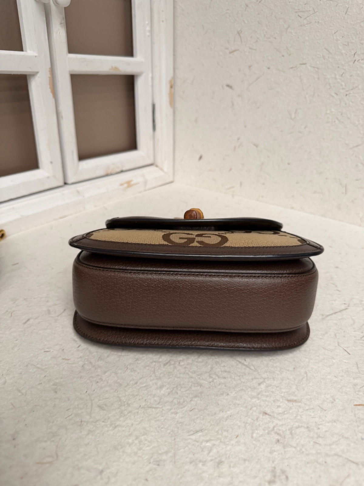 Gucci - Bamboo 1974 Small - Cloth - Beige - (small)