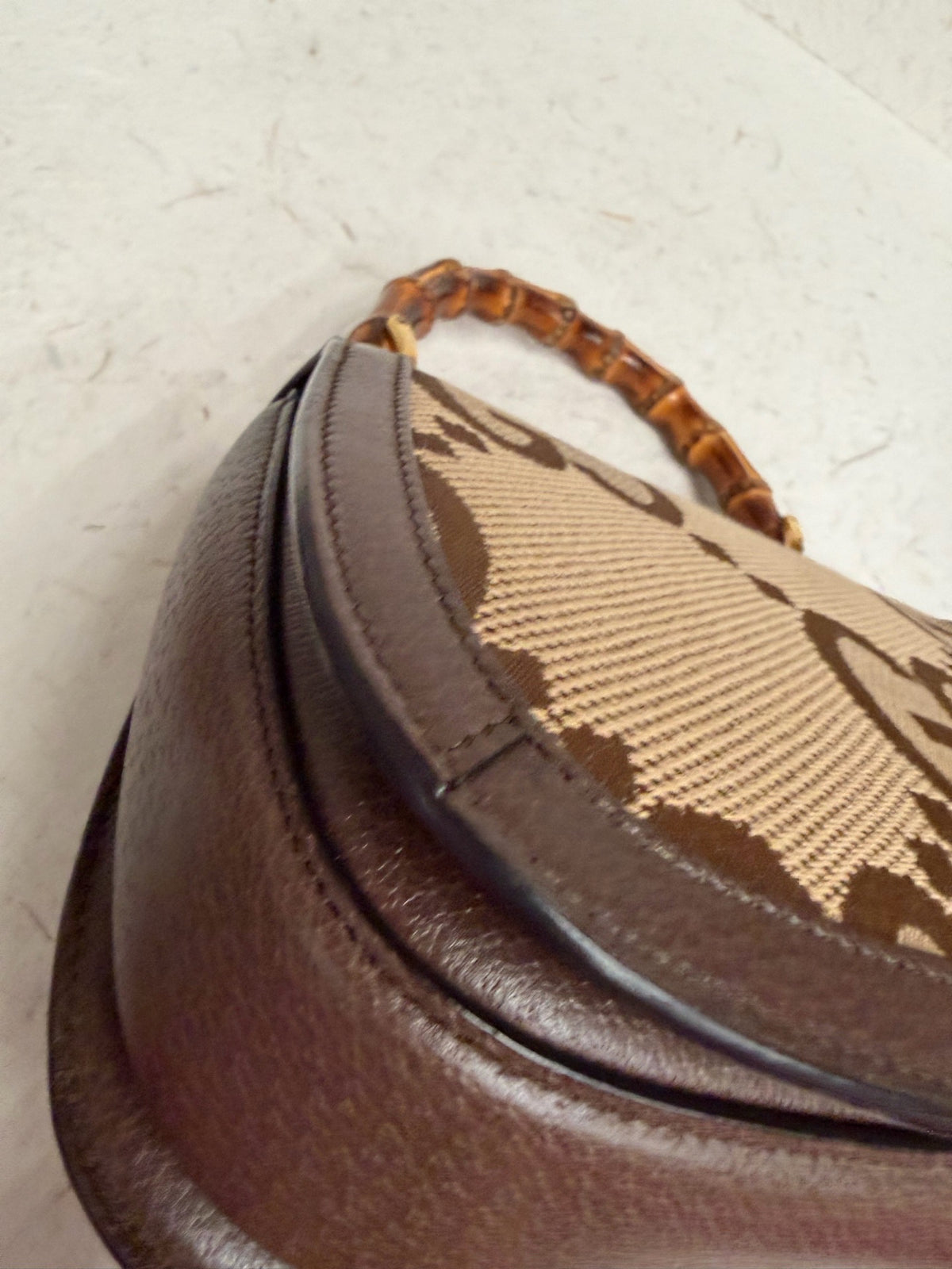 Gucci - Bamboo 1974 Small - Cloth - Beige - (small)