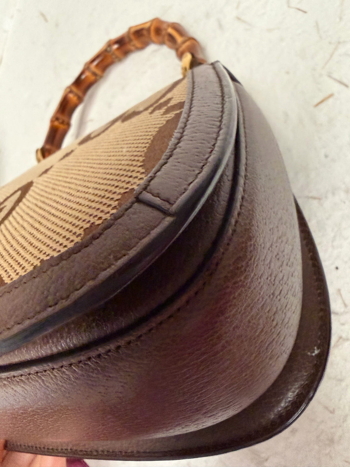 Gucci - Bamboo 1974 Small - Cloth - Beige - (small)