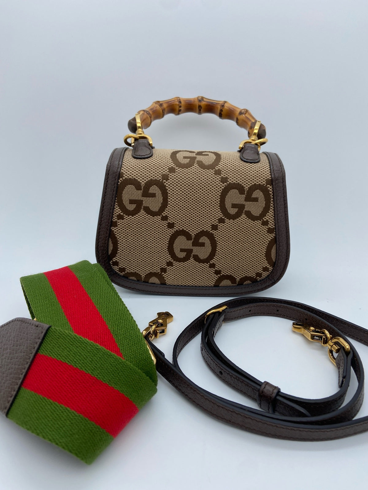 Gucci - Bamboo 1974 Small - Cloth - Brown - (small)