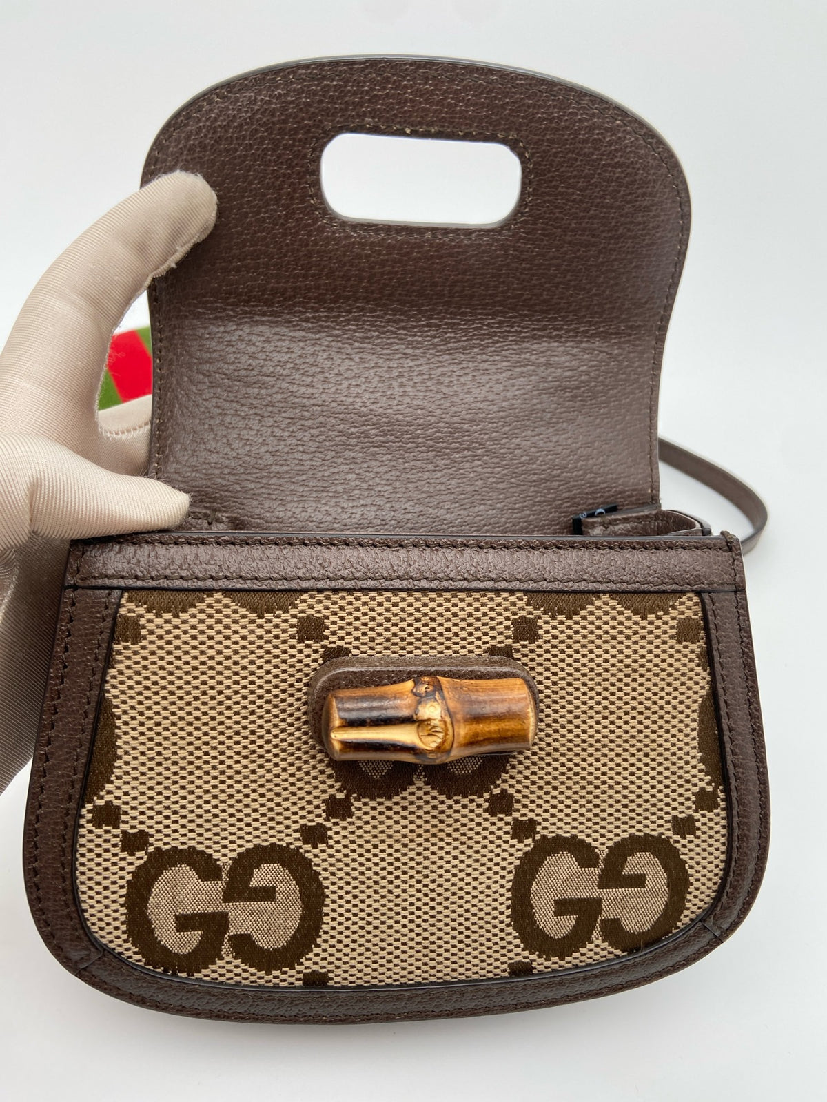 Gucci - Bamboo 1974 Small - Cloth - Brown - (small)