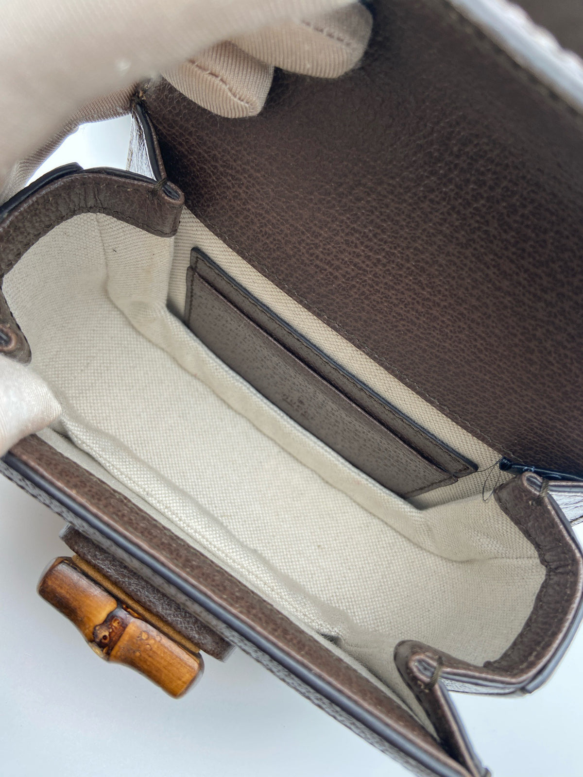 Gucci - Bamboo 1974 Small - Cloth - Brown - (small)