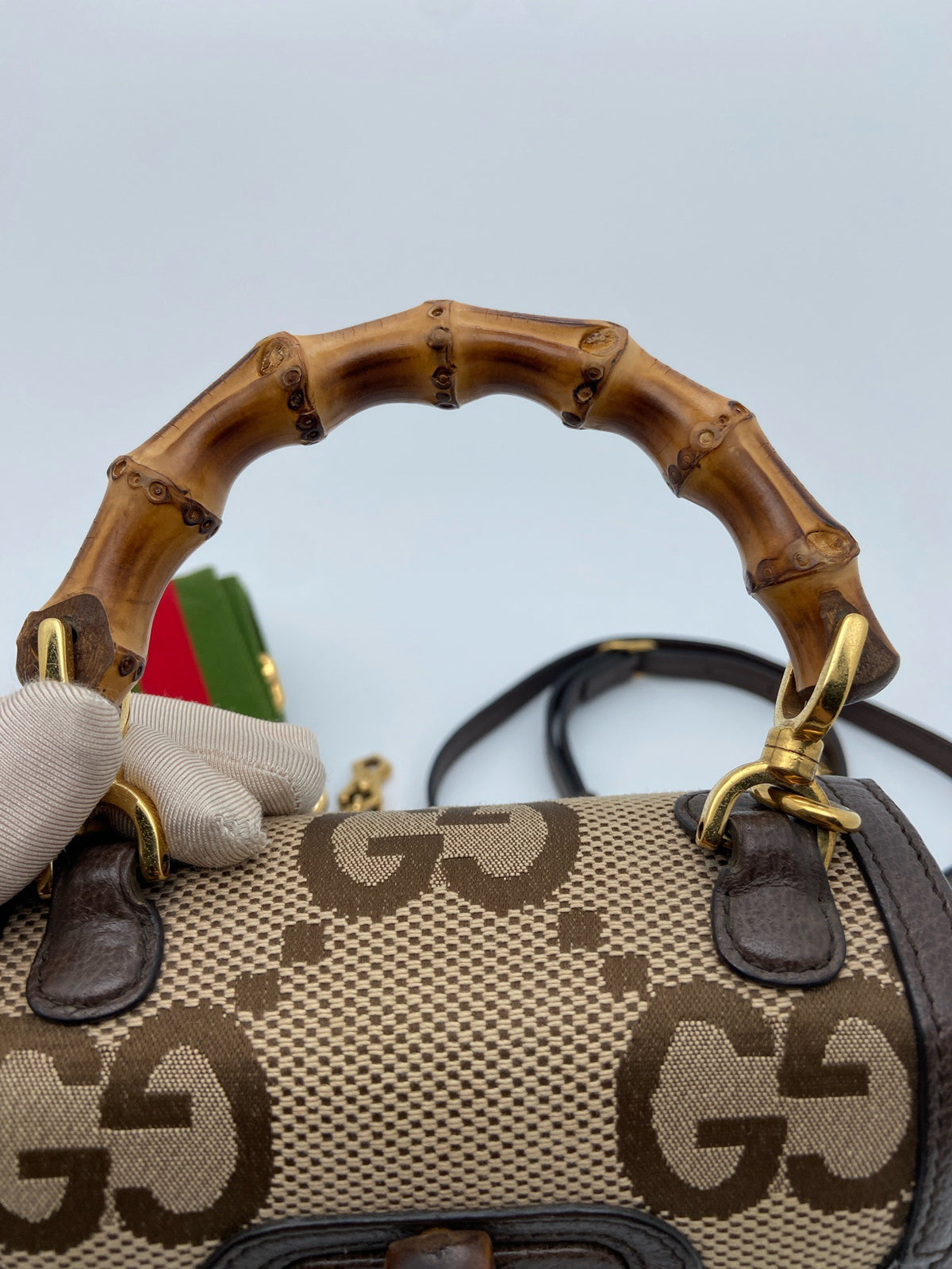 Gucci - Bamboo 1974 Small - Cloth - Brown - (small)