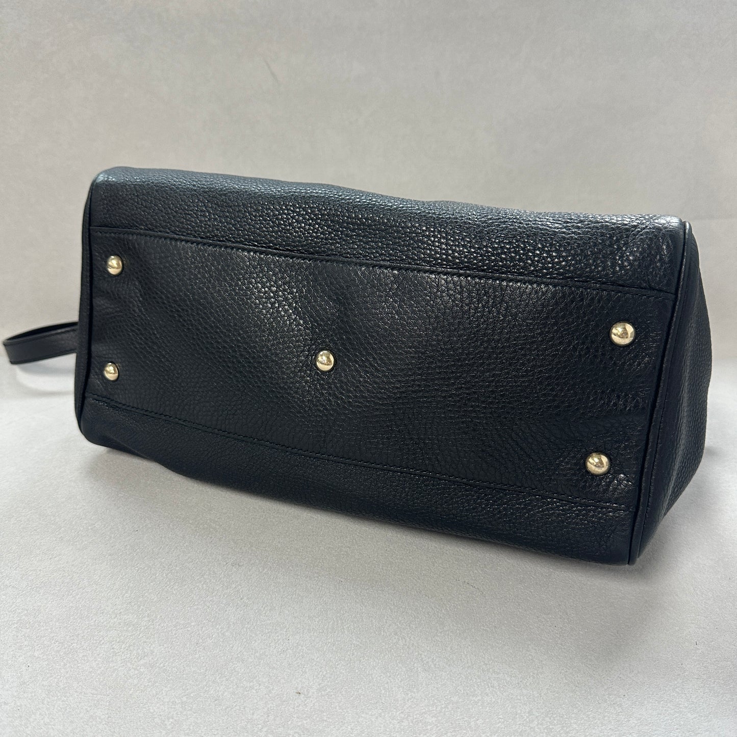 Gucci - Bamboo Boston - Leather - Black - (medium)