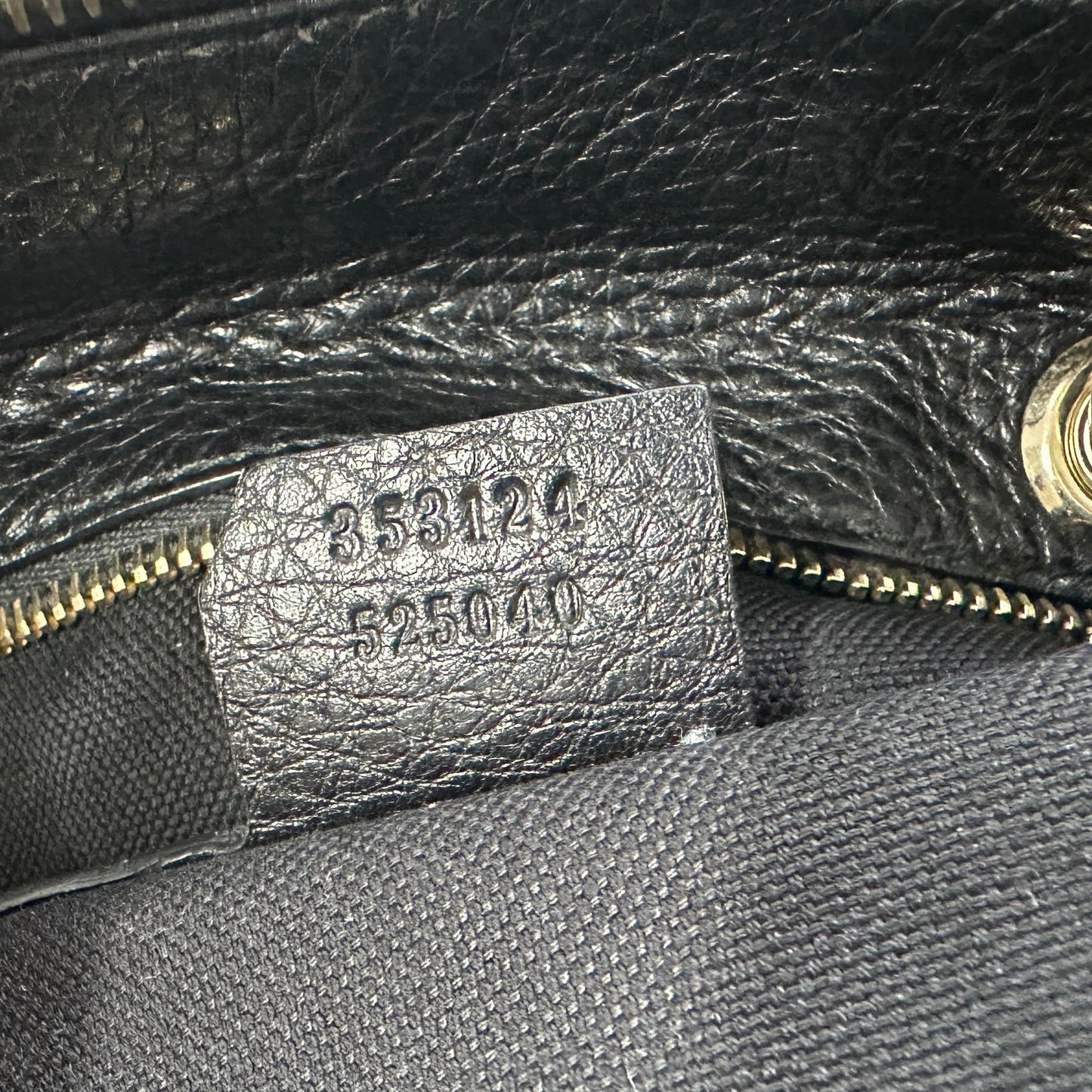 Gucci - Bamboo Boston - Leather - Black - (medium)