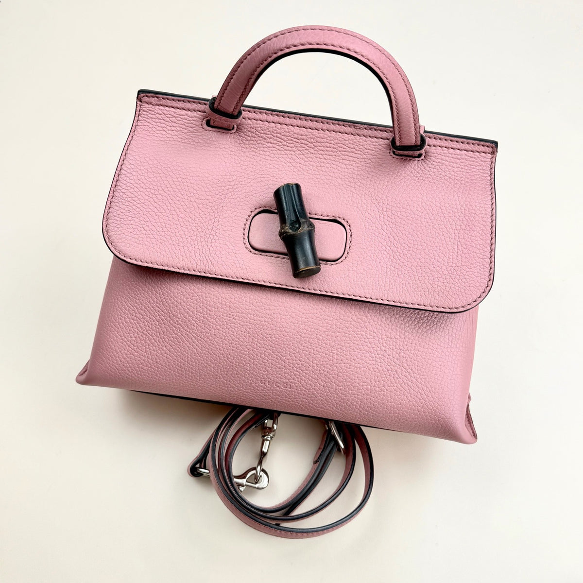 Gucci - Bamboo Daily Small - Leather - Pink - (small)