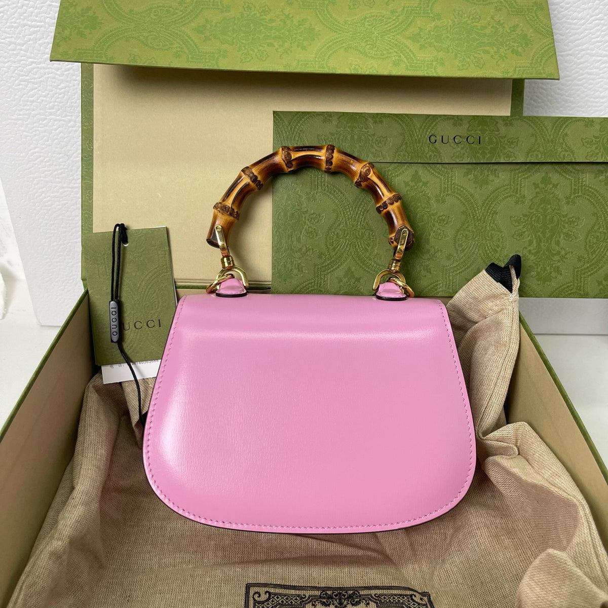 Gucci - Bamboo - Leather - Pink - (mini)
