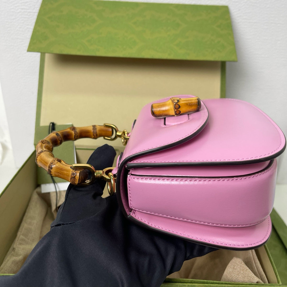 Gucci - Bamboo - Leather - Pink - (mini)