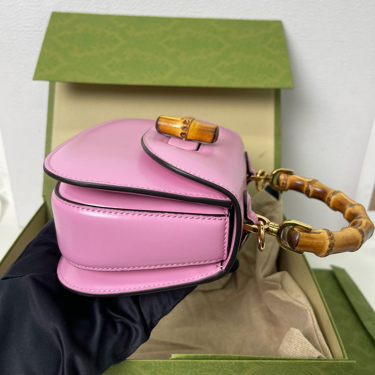 Gucci - Bamboo - Leather - Pink - (mini)