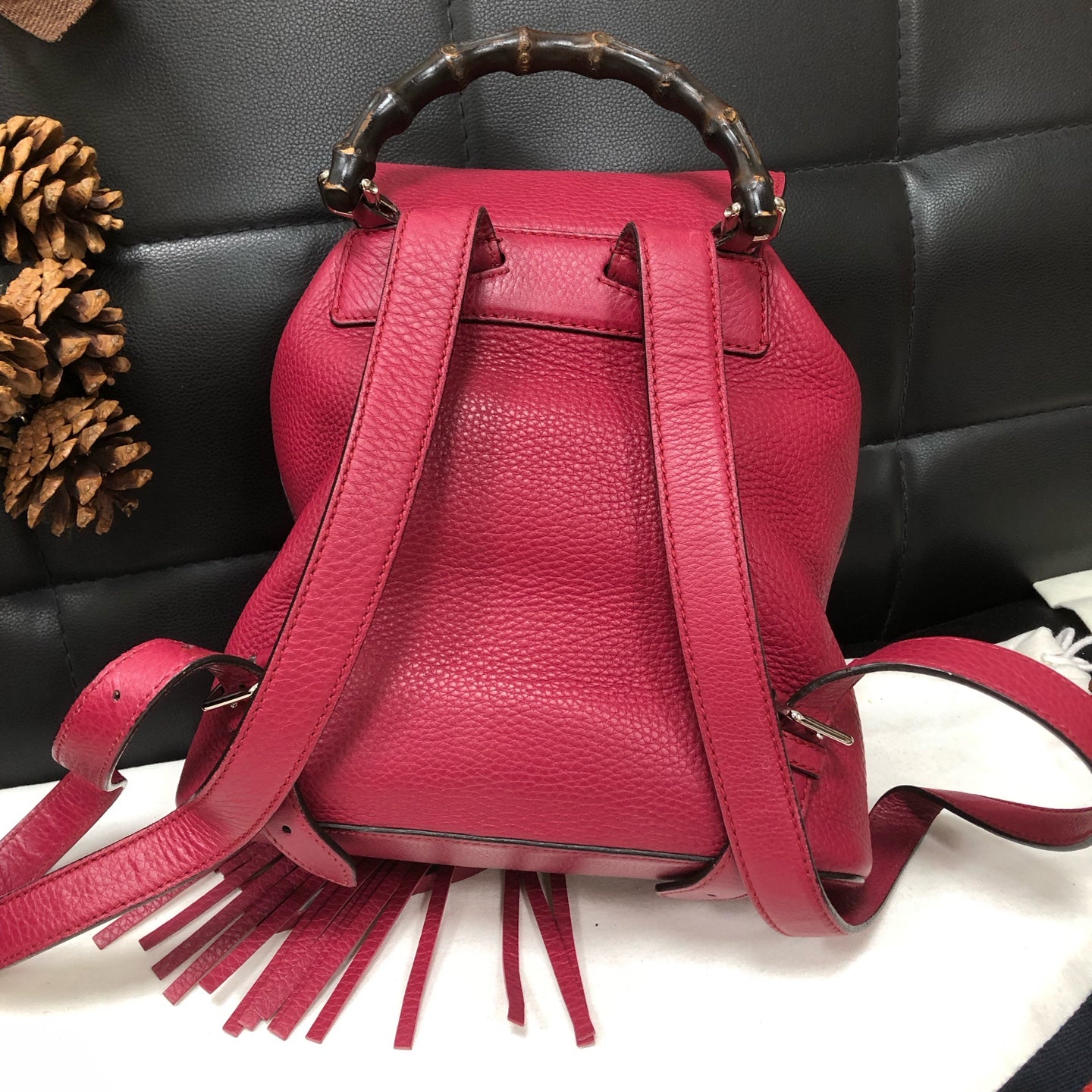 Gucci - Bamboo - Leather - Pink - (small)