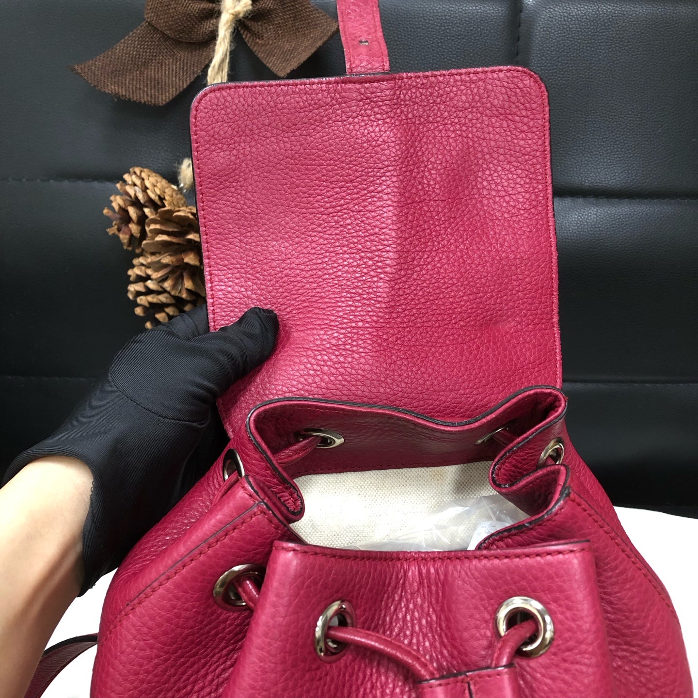 Gucci - Bamboo - Leather - Pink - (small)