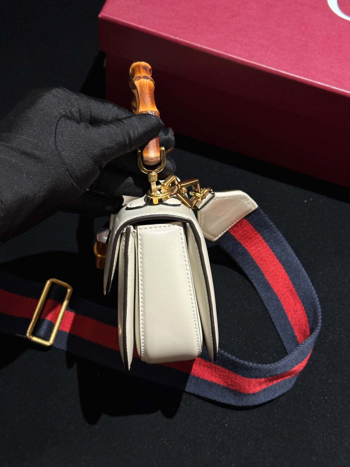 Gucci - Bamboo Mini - Leather - White - (mini)