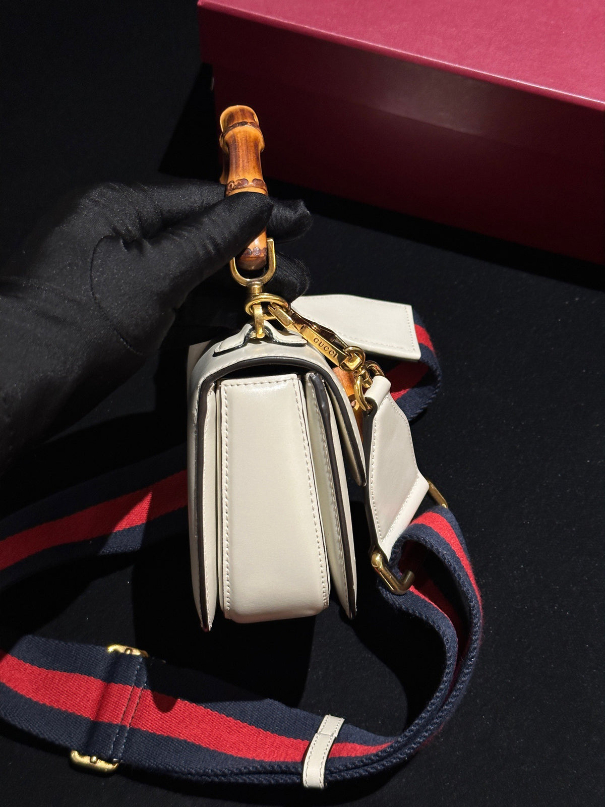 Gucci - Bamboo Mini - Leather - White - (mini)