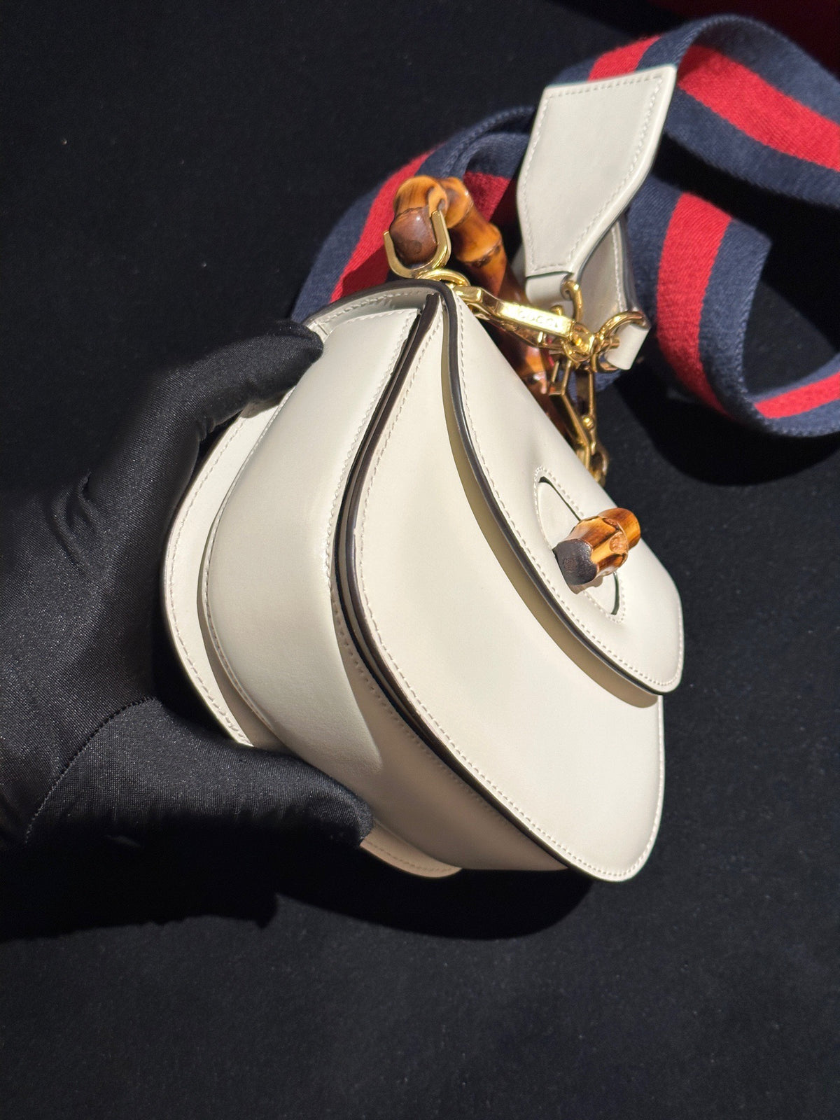 Gucci - Bamboo Mini - Leather - White - (mini)