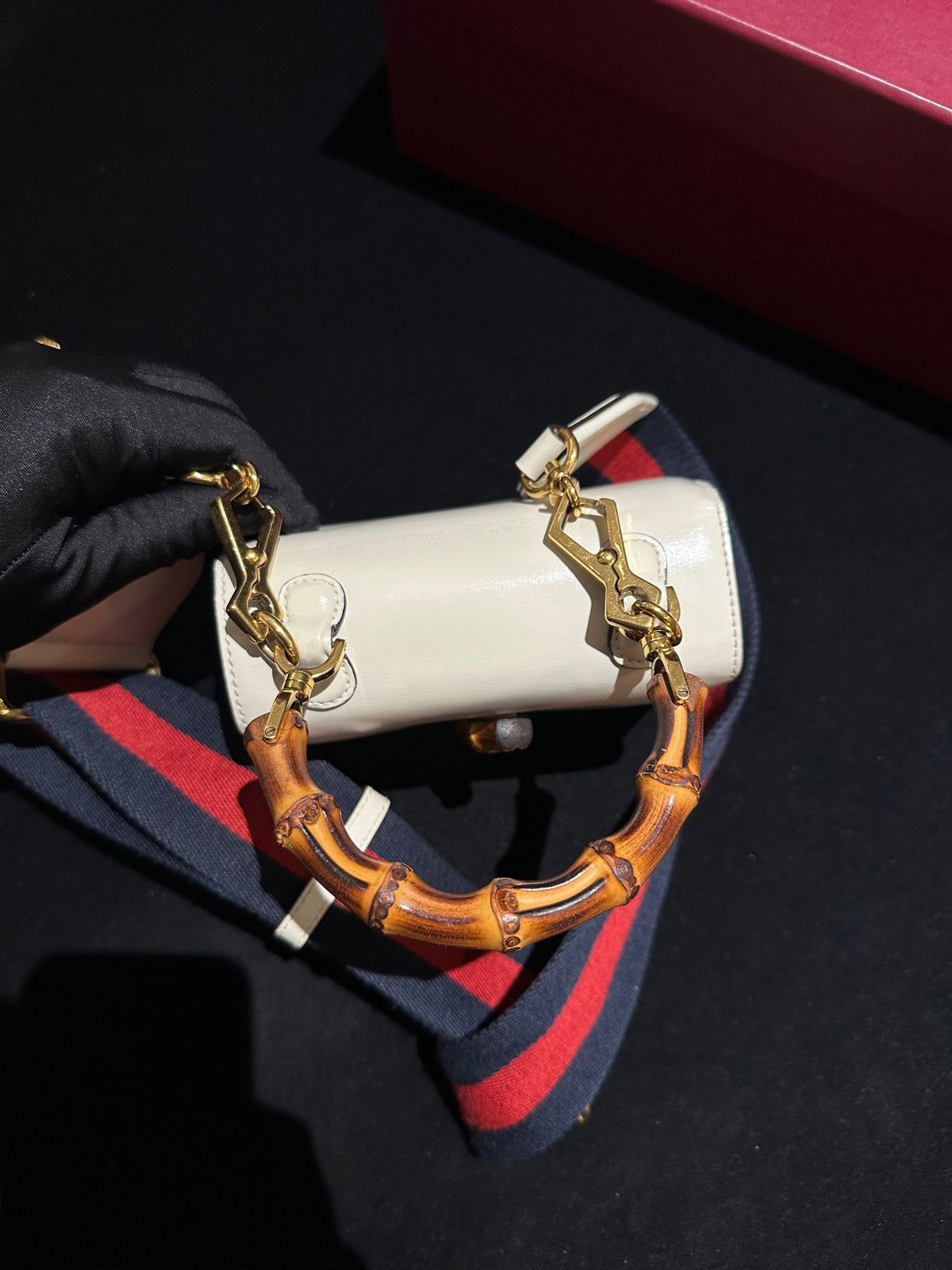 Gucci - Bamboo Mini - Leather - White - (mini)