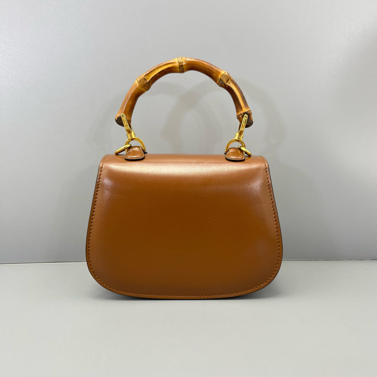 Gucci - Bamboo Saddle Bag - Leather - Brown - (mini)