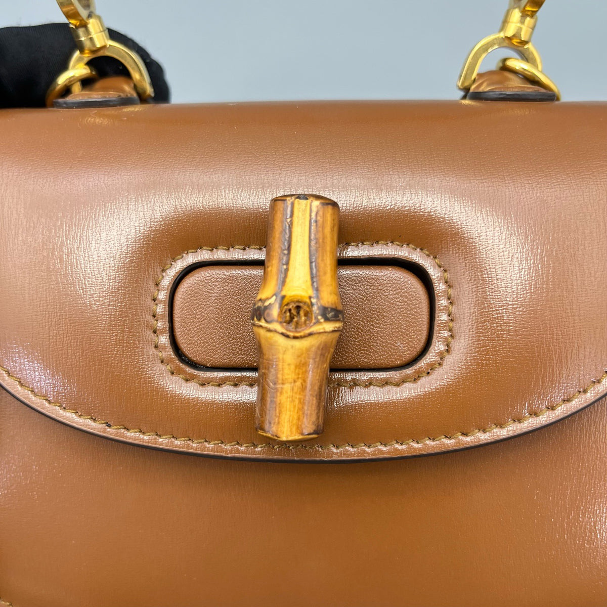 Gucci - Bamboo Saddle Bag - Leather - Brown - (mini)