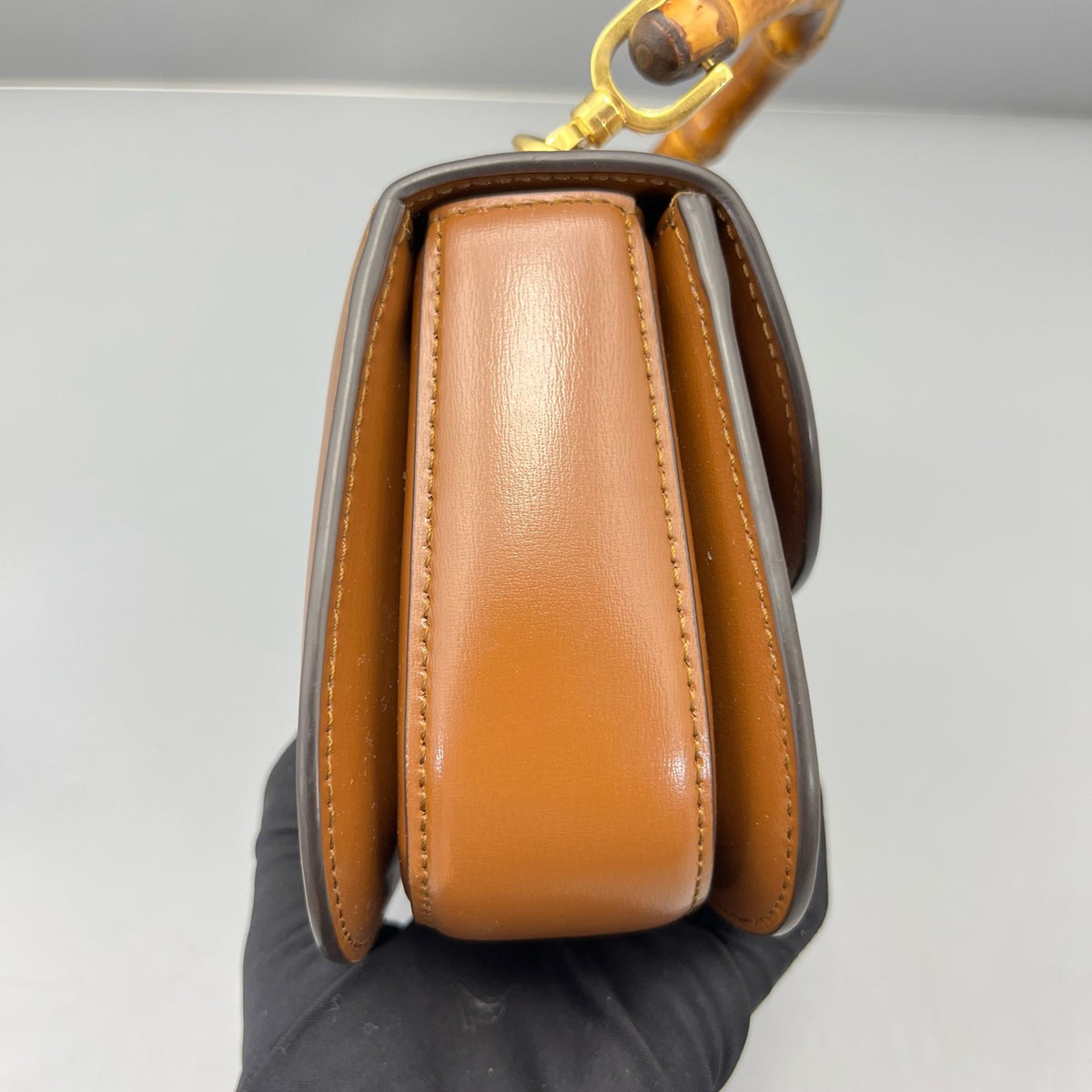 Gucci - Bamboo Saddle Bag - Leather - Brown - (mini)