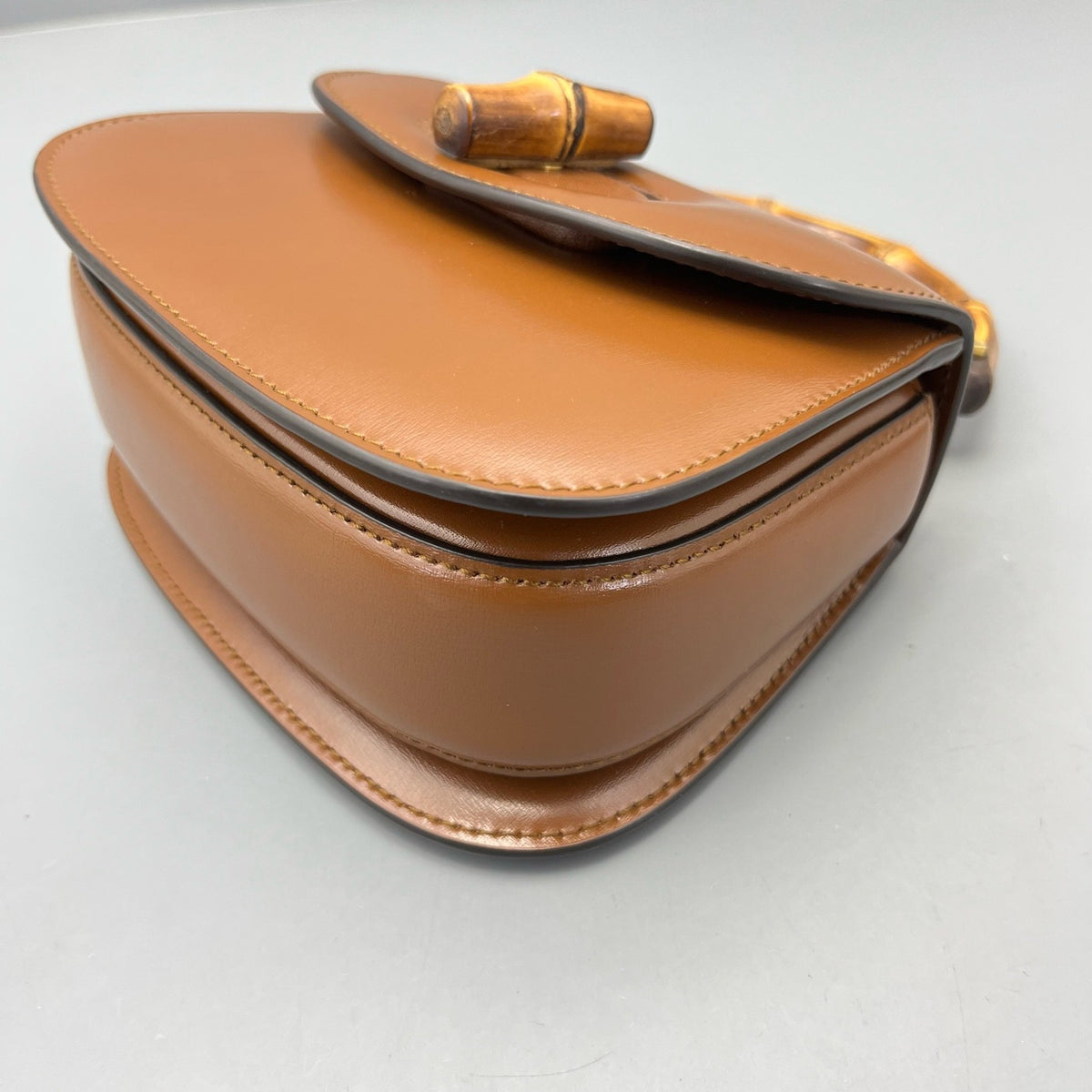 Gucci - Bamboo Saddle Bag - Leather - Brown - (mini)